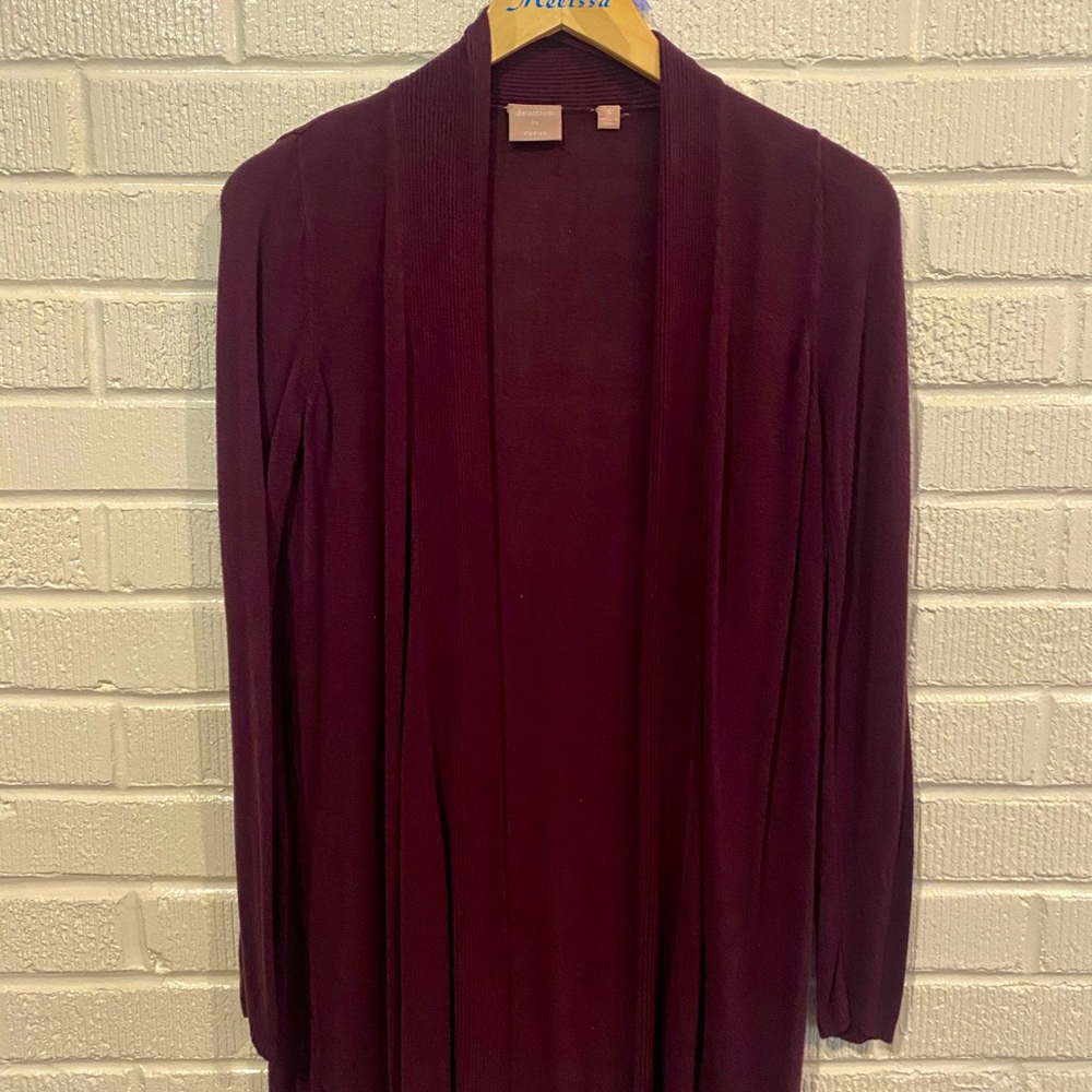 Devotion by Cyrus cardigan duster sweater - size small